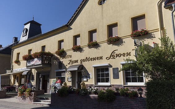 Gasthof "Zum goldenen Löwen", Foto: TMB-Fotoarchiv/Steffen Lehmann, Lizenz: TMB-Fotoarchiv/Steffen Lehmann