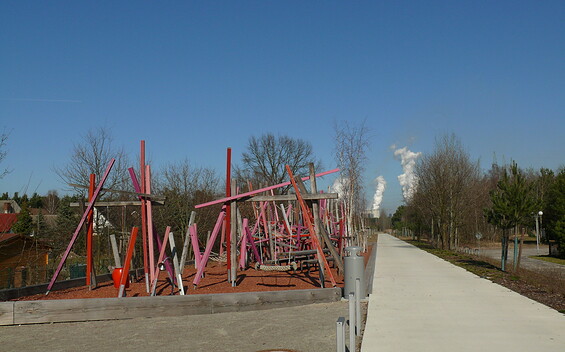 Spielplatz an der Seeachse, Foto: N. Mucha, Lizenz: Amt Peitz