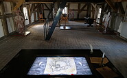 Digitaler Kartentisch im Festungsturm Peitz, Foto: M. Huhle, Lizenz: Amt Peitz