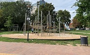 Klettergerüst Spielplatz Schwedt, Foto:  Alena Lampe