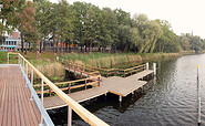 Bootsliegeplätze mit Blick zum Hotel, Foto: Reinhard &amp; Sommer, Lizenz: INSELHOTEL Potsdam