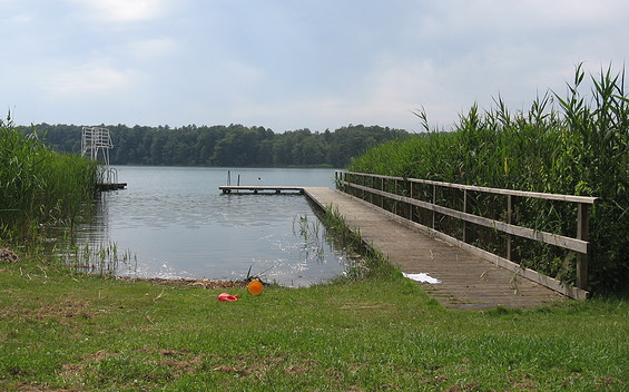Hardenbeck,  Haussee - Hardenbecker Badestelle, bathing lake