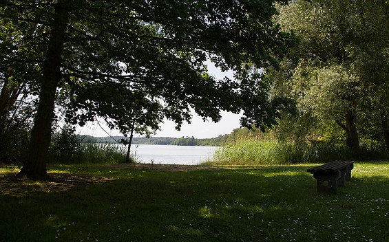 Badestelle am Petznicksee, Foto: Anet Hoppe