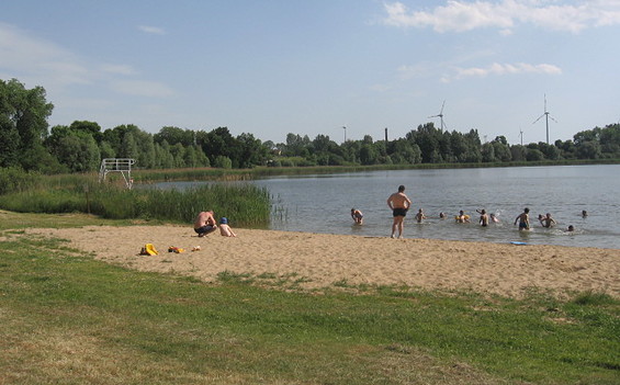 Wichmannsdorf - Badestelle Haussee, Foto: Anet Hoppe