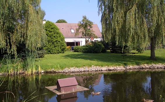 Ferienhaus Teichblick, Foto: Eva Dicke, Lizenz: Tourismusverband Prignitz e.V.