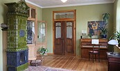 Music room with tiled stove, Foto: Simone Ahrend, Lizenz: Tourismusverband Prignitz e.V.