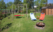 Spielbereich im Garten, Foto: Melitta Kloeß, Lizenz: Tourismusverband Prignitz e.V.