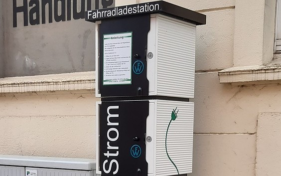 E-bike charging station, Foto: Tourismusverband Prignitz e.V.