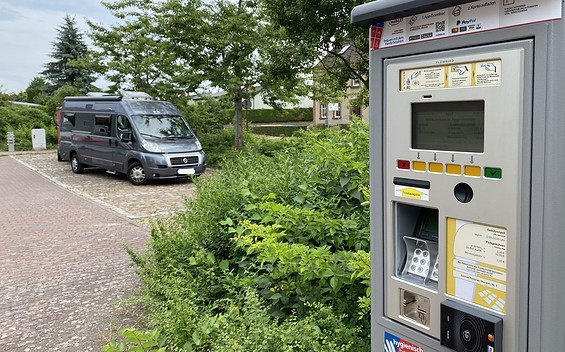 Wohnmobil- und Caravanstellplatz am Parkplatz Oberwall Angermünde, Foto: Alena Lampe