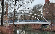 Goethebrücke mit Landgericht Cottbus, Foto: CMT Cottbus, Lizenz: CMT Cottbus