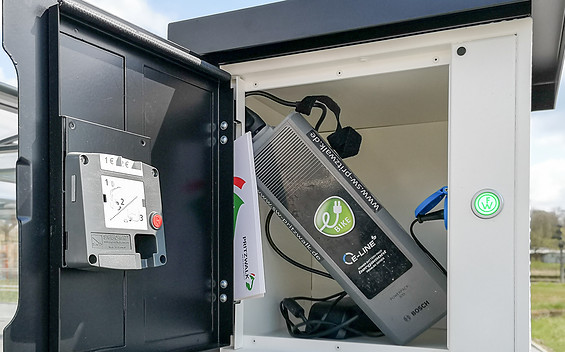 E-Bike charging station , Foto: Stadt Pritzwalk