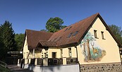 Waldgaststätte Kleine Heide Außenansicht, Foto: Anet Hoppe