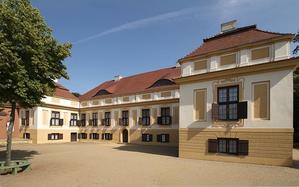 Schloss und Park Caputh , Foto: Leo Seidel für die Stiftung Preußische Schlösser und Gärten Berlin-Brandenburg