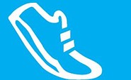 Markierung Schuh blau, Foto: Stadt Senftenberg, Lizenz: Stadt Senftenberg