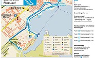 Übersichtskarte-Streckenverlauf Flusslauf, Foto: Stadt Senftenberg, Lizenz: Stadt Senftenberg
