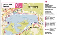Übersichtskarte-Streckenverlauf Seelauf, Foto: Stadt Senftenberg, Lizenz: Stadt Senftenberg