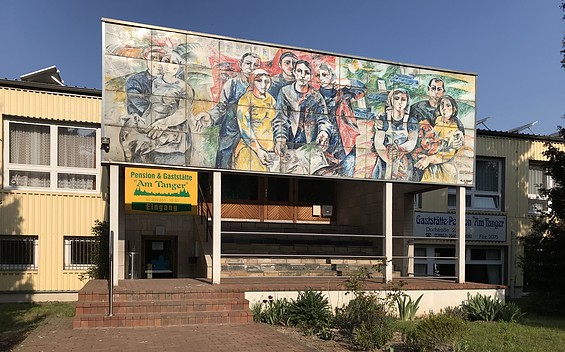 Gaststätte und Pension Am Tanger Dedelow Außenansicht, Foto: Doreen Bahlke