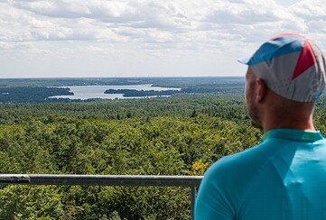 Weitblick vom Aussichtsturm Rauener Berge , Foto: Christoph Creutzburg , Lizenz: Seenland Oder-Spree