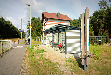 Ladestation am Bahnhof Elsholz