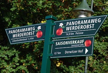 Panoramaweg - Wandern durch das Obstbaugebiet Werder (Havel)