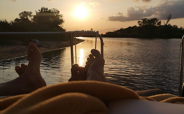 Glücksboote - Sonnenuntergang, Foto: Jane Berger, Lizenz: Glücksboote