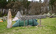 Auf dem Gelände der Wildnisschule Hoher Fläming, Foto: Jan Sobotka, Lizenz: Tourismusverband Fläming e.V.
