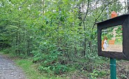 Hiking trail with information board for children, Foto: Stefanie Bierholdt, Lizenz: Sorbisches Kulturzentrum Schleife