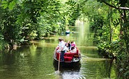 Boat ride through channels, Foto: Spreehafen Burg, Lizenz: Spreehafen Burg