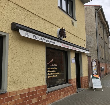 Roßschlächterei Plaumann,  horse meat