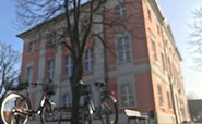 Historisches Rathaus Templin Fahrradständer, Foto: Anet Hoppe