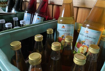 Mosterei Klimmek Angebot-Kisten, Foto: Alena Lampe