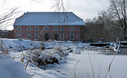 Wassermühle Gollmitz im Winter, Foto: Beatrice Kühnke