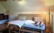 Klappbares Sofa für 1 Aufbettung, Foto: Ulrike Haselbauer, Lizenz: TV Lausitzer Seenland e.V.