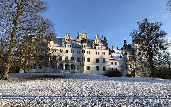 Schloss Boitzenburg im Winter , Foto: Anet Hoppe