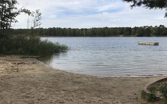 Badestelle am Feriendorf Groß Väter See, Foto: Anet Hoppe