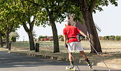 Cross-Skater bei der Hochzeitsmühle in Dennewitz, Foto: Jedrzej Marzecki, Lizenz: Tourismusverband Fläming e.V.