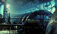 Presse im Maschinenraum in der Energiefabrik Knappenrode, Foto: J. Matschie