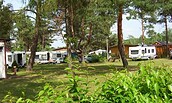View of the "Neue Scheune" campsite, Foto: Campingplatz Neue Scheune