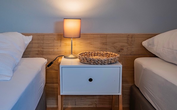 Beispiel Einzelbetten im Schlafzimmer, Foto: Daniel Winkler, Lizenz: Refugium Lausitzer Seenland