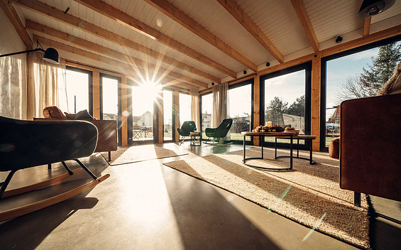 Wintergarten im Gemeinschaftsbereich, Foto: Daniel Winkler, Lizenz: Refugium Lausitzer Seenland