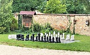 XXL outdoor chessboard, Foto: Ulrike Haselbauer, Lizenz: TV Lausitzer Seenland e.V.