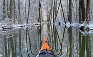 Paddeln im Winter, Foto: Bootsverleih Richter/Kajaksports GbR, Lizenz: Bootsverleih Richter/Kajaksports GbR
