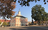 Markt und historisches Rathaus Templin, Foto: Anet Hoppe