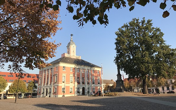 Markt und historisches Rathaus Templin, Foto: Anet Hoppe