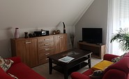 Wohnzimmer Ferienwohnung Lech in Seeblick, Foto: Tourismusverband Havelland e.V., Lizenz: Tourismusverband Havelland e.V.