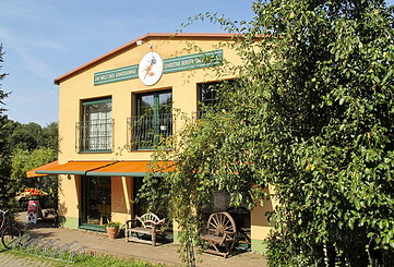 Sanddorn-Garten Petzow, Foto: Tourismusverband Havelland e.V., Lizenz: Tourismusverband Havelland e.V.