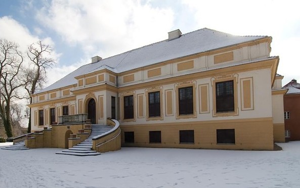 Schloss Caputh im Winter © TMB-Fotoarchiv/ Kroeger