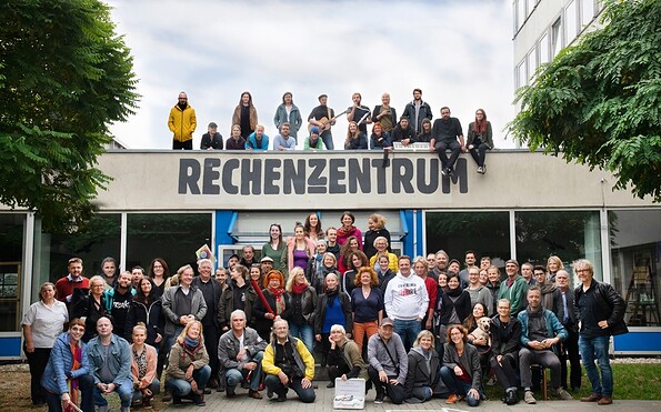 Rechenzentrum Gruppenbild 2018 , Foto: Michael Lüder