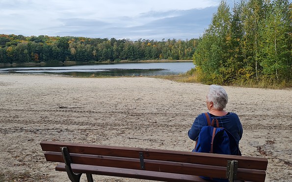 Blick auf den Deulowitzer See, Foto: Eva Lau, Lizenz: Tourismusverband Lausitzer Seenland e.V.
