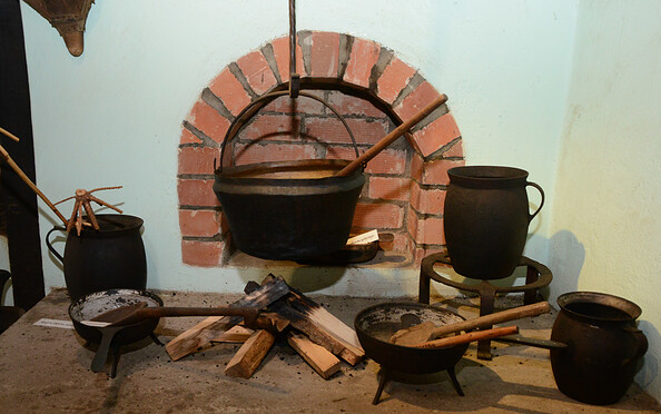 Cooking place in old farm house, Foto: C. Hansche, Lizenz: Stadt Trebbin